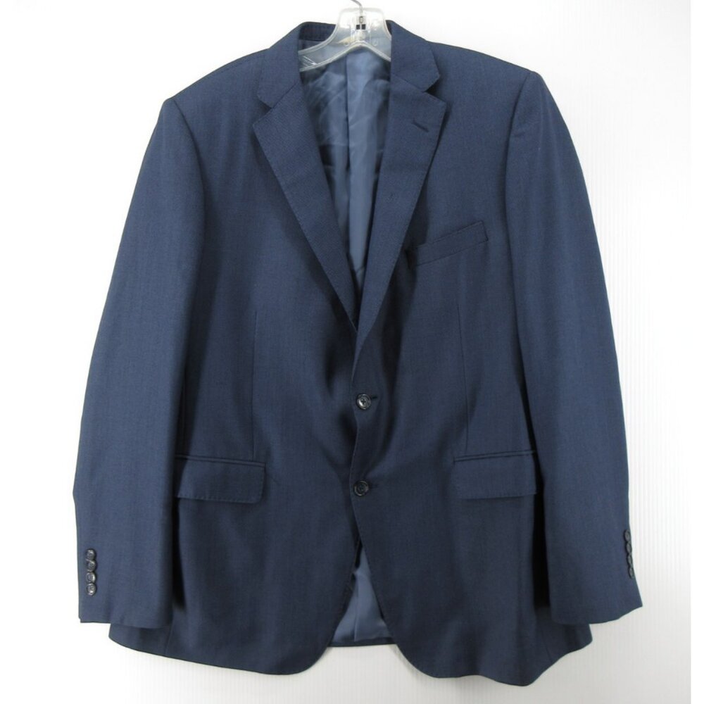 Paul Stuart Sport Coat 43 Tall Blazer Wool Super 110s Jacket Lined *
